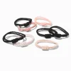 Claire's Élastiques-Mauve Athletic Knit Hair Ties - 8 Pack