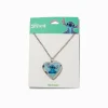 Claire's Colliers-Médaillon couleur argentée Disney Stitch
