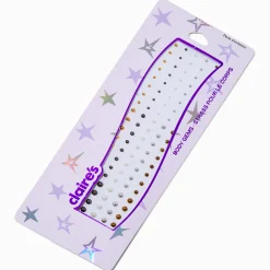 Claire's Paillettes Et Bijoux De Peau-Metallic Ball Body Gems - 100 Pack