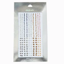 Claire's Paillettes Et Bijoux De Peau-Méga lot de bijoux de peau effet métallique en métaux mixtes