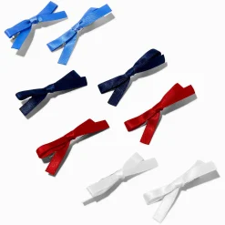 Claire's Noeuds Pour Cheveux|Barrettes Et Pinces-Mini barrettes à nœud ruban - Lot de 8