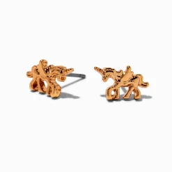 Claire's Clous D'oreilles-Mini clous d'oreilles Pégase couleur dorée
