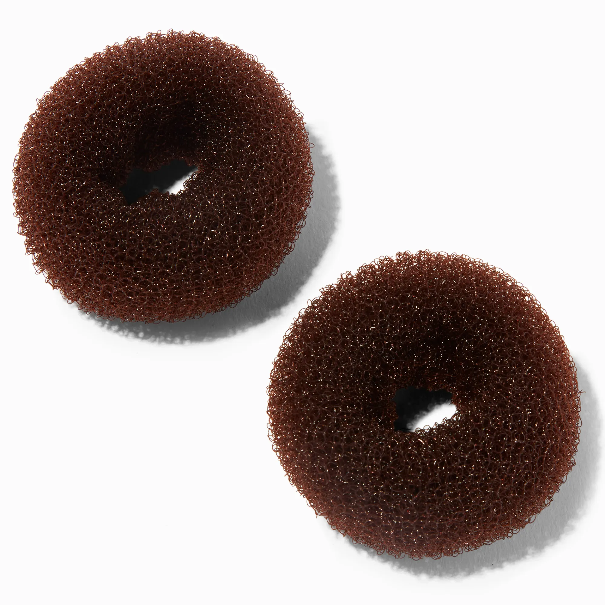 Claire's Accessoires Coiffure-Mini donuts pour cheveux châtains - Lot de 2