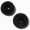 Claire's Accessoires Coiffure-Mini donuts pour cheveux noirs - Lot de 2