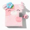 Claire's Cahiers Et Journaux Intimes-Mini journal à cadenas en peluche vache rose Claire's Club