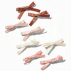 Claire's Noeuds Pour Cheveux|Barrettes Et Pinces-Mini nœuds pour cheveux boho - Lot de 8