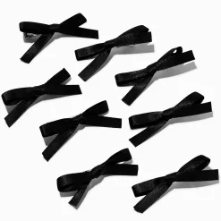 Claire's Noeuds Pour Cheveux-Mini nœuds pour cheveux noirs - Lot de 8