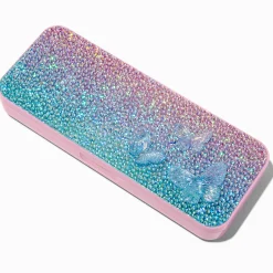 Claire's Coffrets Et Palettes-Mini palette de maquillage bling-bling papillon