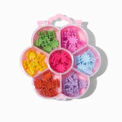 Claire's Barrettes Et Pinces-Mini pinces à cheveux à fleurs arc-en-ciel Claire's Club - Lot de 20