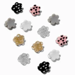 Claire's Barrettes Et Pinces-Mini pinces à cheveux à fleurs Claire's Club - Lot de 12