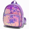 Claire's Sacs À Dos-Mini sac à dos à mini paillettes violet Claire's Club