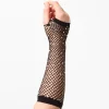 Claire's Gants Et Mitaines-Mitaines en résille avec strass - Noir