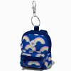 Claire's Porte-clés-Navy Rainbow Mini Backpack Keychain
