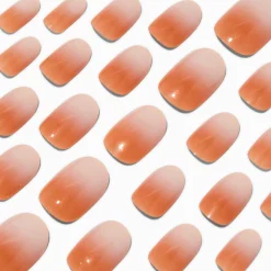 Claire's Ongles-Nude Ombre Medium Oval Vegan Faux Nail Set - 24 Pack