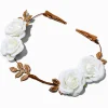 Claire's Fleurs Pour Cheveux-Ornement pour cheveux avec rose blanche