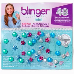 Claire's Accessoires Coiffure-Pack de recharge mini strass adhésifs Blinger©