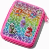 Claire's Coffrets Et Palettes-Palette compacte de maquillage et étui en fer bling-bling boissons petits animaux