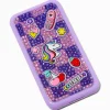 Claire's Coffrets Et Palettes-Palette compacte de maquillage portable bling-bling licorne violet Y2K