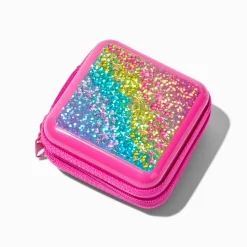 Claire's Coffrets Et Palettes-Palette compacte de maquillage et étui en fer bling-bling étoile arc-en-ciel Claire's Club