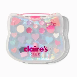 Claire's Coffrets Et Palettes-Palette compacte de maquillage chat rose Claire's Club