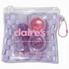 Claire's Lèvres-Palette de gloss violets à carreaux - Lot de 3