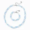 Claire's Parures De Bijoux-Parure de bijoux chaînette épaisse acrylique bleue Claire's Club - Lot de 2