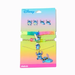 Claire's Parures De Bijoux|Déguisements-Parure de bijoux estivale en exclusivité chez Claire’s Disney Stitch - Lot de 5