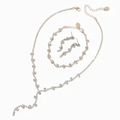 Claire's Parures De Bijoux-Parure de bijoux princesse couleur dorée rose - Lot de 3