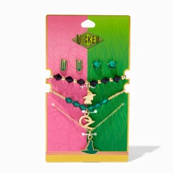 Claire's Colliers|Parures De Bijoux-Parure de bijoux verts en exclusivité chez Claire’s Wicked™ - Lot de 5