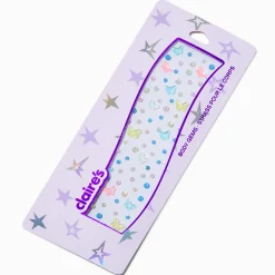 Claire's Paillettes Et Bijoux De Peau-Pastel Puffy Butterfly Body Gems - 100 Pack