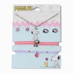 Claire's Parures De Bijoux-Peanuts™ Snoopy Jewellery Set - 5 Pack