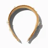 Claire's Bandeaux Et Serre-têtes-Pearl Flower & Raffia Headband