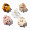 Claire's Barrettes Et Pinces-Pearl Tortoiseshell Flower Mini Hair Claws - 5 Pack