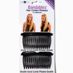 Claire's Barrettes Et Pinces|Accessoires Coiffure-Peignes à cheveux Bandables LocALoc® - Lot de 2