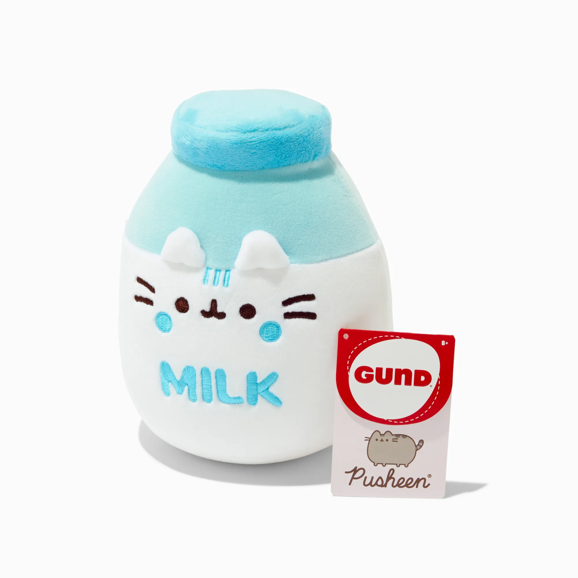 Claire's Pusheen®-Peluche pot à lait bleu 15 cm en exclusivité chez Claire's Pusheen® GUND®