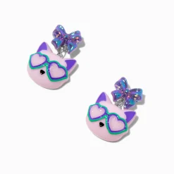 Claire's Pendantes-Pendantes chat lunettes de soleil bombées