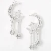 Claire's Pendantes-Pendantes célestes 2,5 cm couleur argentée
