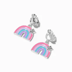 Claire's Clips Et Autocollants-Pendantes à clip 2,5 cm arc-en-ciel étoile