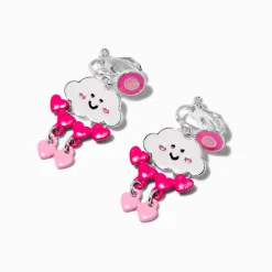Claire's Clips Et Autocollants-Pendantes à clip nuage cœur