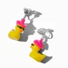 Claire's Clips Et Autocollants-Pendantes à clip phosphorescentes canard en plastique cowboy
