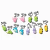 Claire's Clips Et Autocollants|Pendantes-Pendantes à clip pompon petits animaux - Lot de 6