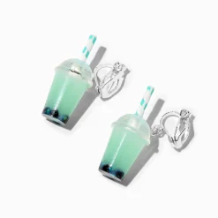 Claire's Clips Et Autocollants-Pendantes à clip thé aux perles 1,5 cm couleur argentée