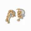 Claire's Clips Et Autocollants|Pendantes-Pendantes à clip étoile et croissant de lune 2,5 cm couleur dorée