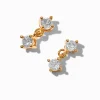 Claire's Pendantes|Bijoux Premium-Pendantes 1,5 cm avec zircon cubique couleur doré jaune C LUXE by Claire's