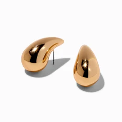 Claire's Pendantes-Pendantes 2,5 cm gros haricot couleur dorée