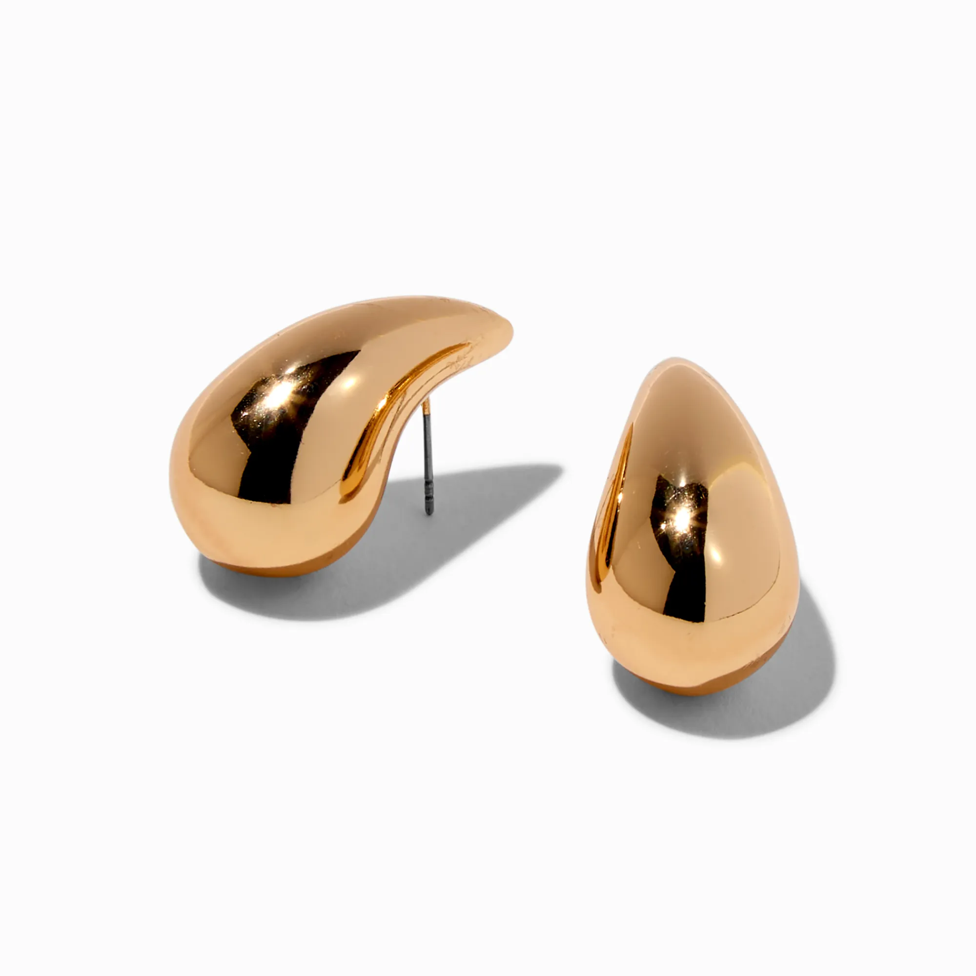 Claire's Pendantes-Pendantes 2,5 cm gros haricot couleur dorée