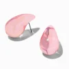 Claire's Pendantes-Pendantes 2,5 cm haricot de grande taille AB iridescentes roses