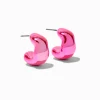 Claire's Pendantes-Pendantes 2,5 cm haricot épais roses