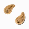 Claire's Pendantes-Pendantes 2,5 cm haricot texturées couleur dorée