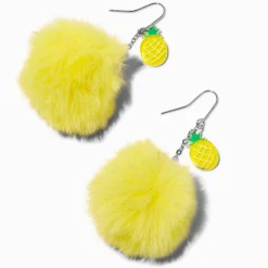 Claire's Pendantes-Pendantes 5 cm pompon ananas
